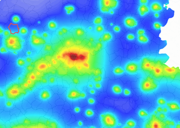 Cartographie de la pollution lumineuse